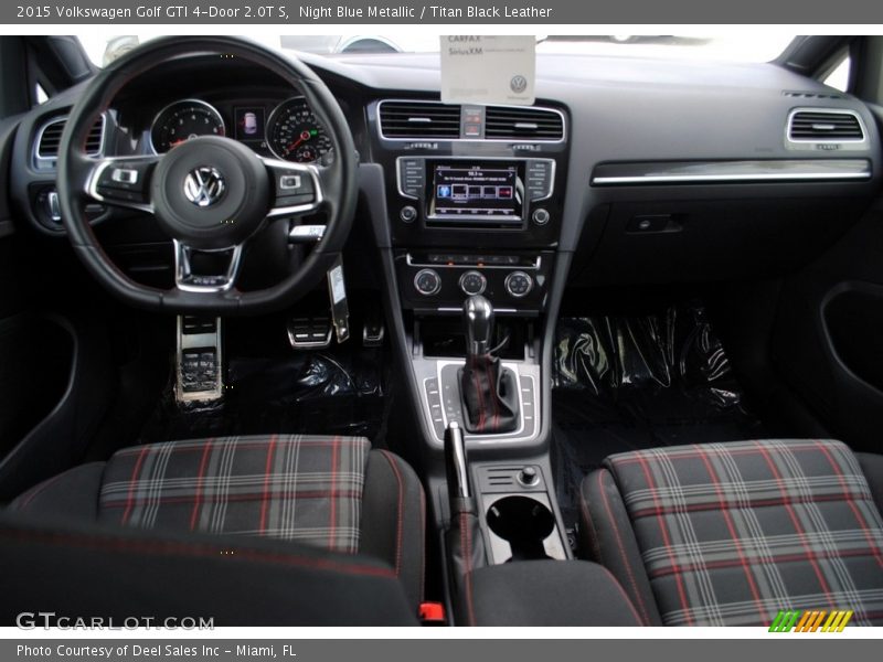 Night Blue Metallic / Titan Black Leather 2015 Volkswagen Golf GTI 4-Door 2.0T S
