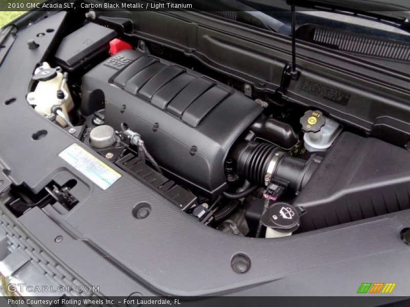 Carbon Black Metallic / Light Titanium 2010 GMC Acadia SLT