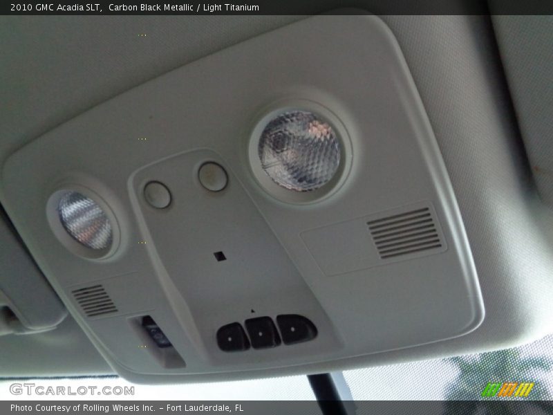 Carbon Black Metallic / Light Titanium 2010 GMC Acadia SLT