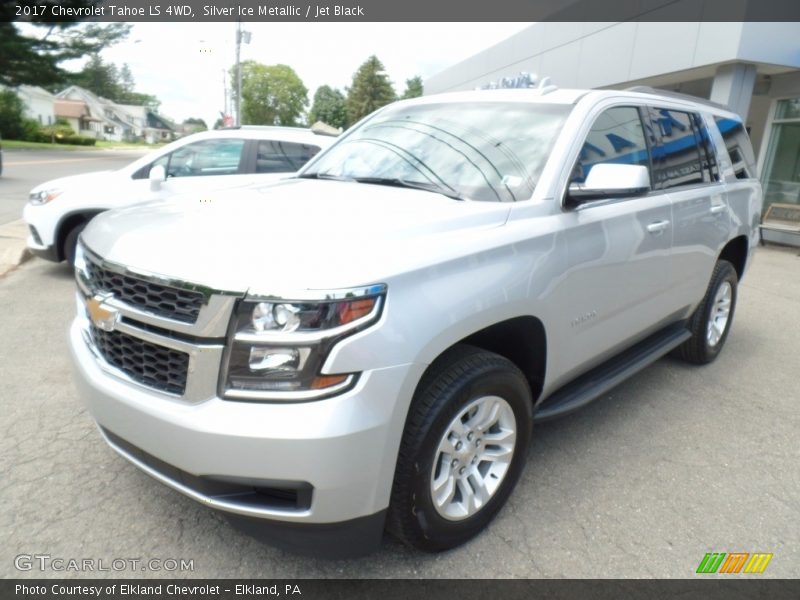 Silver Ice Metallic / Jet Black 2017 Chevrolet Tahoe LS 4WD