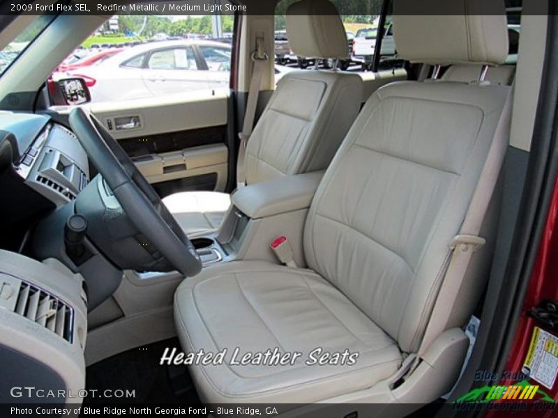 Redfire Metallic / Medium Light Stone 2009 Ford Flex SEL