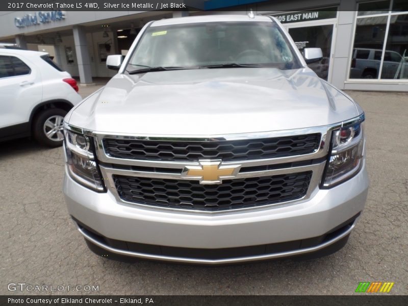Silver Ice Metallic / Jet Black 2017 Chevrolet Tahoe LS 4WD