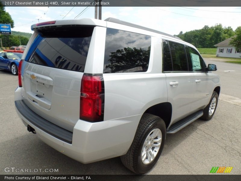 Silver Ice Metallic / Jet Black 2017 Chevrolet Tahoe LS 4WD