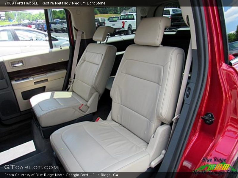 Redfire Metallic / Medium Light Stone 2009 Ford Flex SEL
