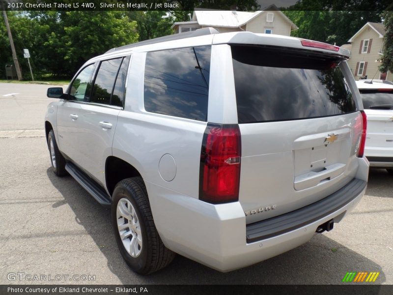 Silver Ice Metallic / Jet Black 2017 Chevrolet Tahoe LS 4WD