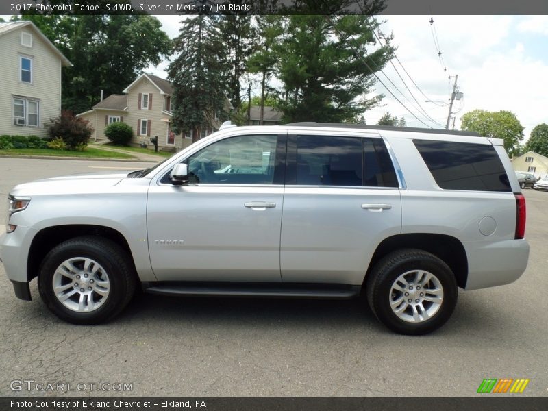 Silver Ice Metallic / Jet Black 2017 Chevrolet Tahoe LS 4WD