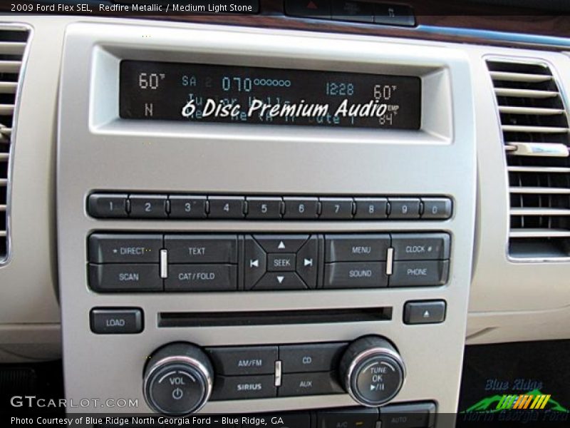 Redfire Metallic / Medium Light Stone 2009 Ford Flex SEL