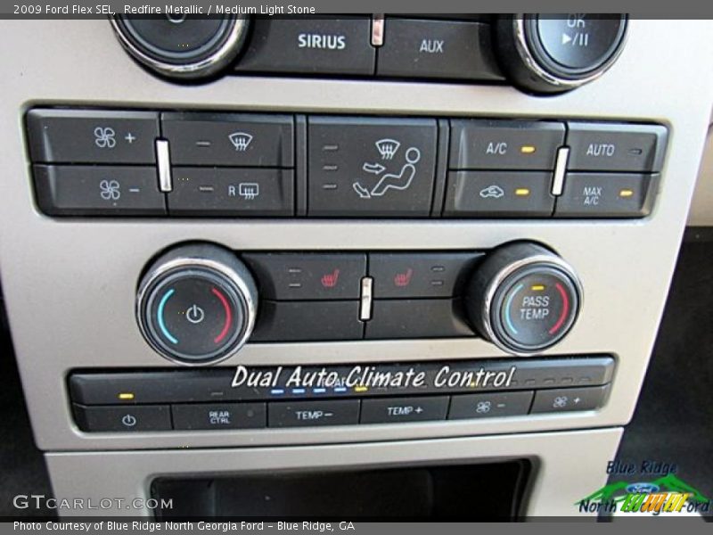 Redfire Metallic / Medium Light Stone 2009 Ford Flex SEL