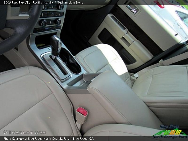 Redfire Metallic / Medium Light Stone 2009 Ford Flex SEL