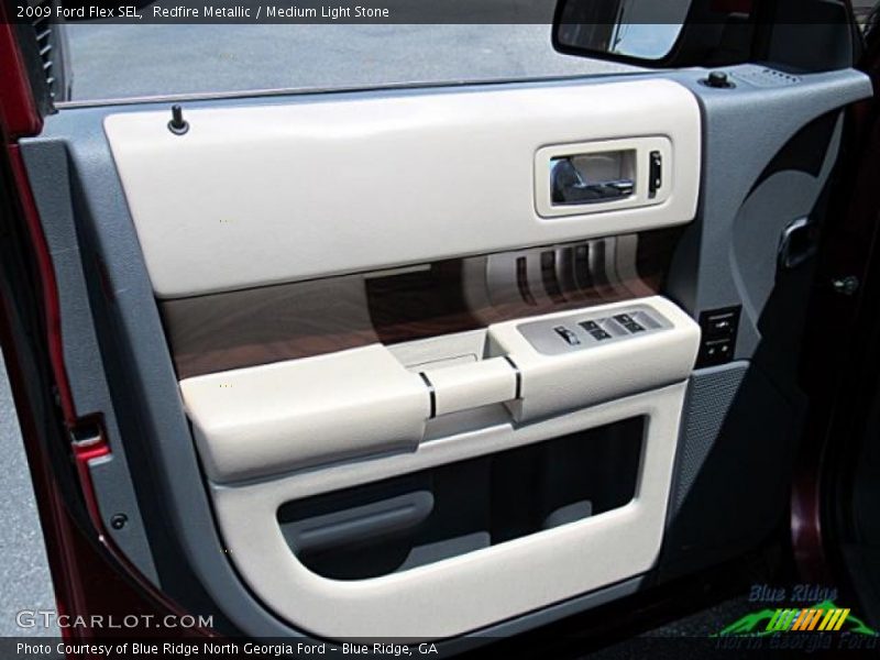 Redfire Metallic / Medium Light Stone 2009 Ford Flex SEL