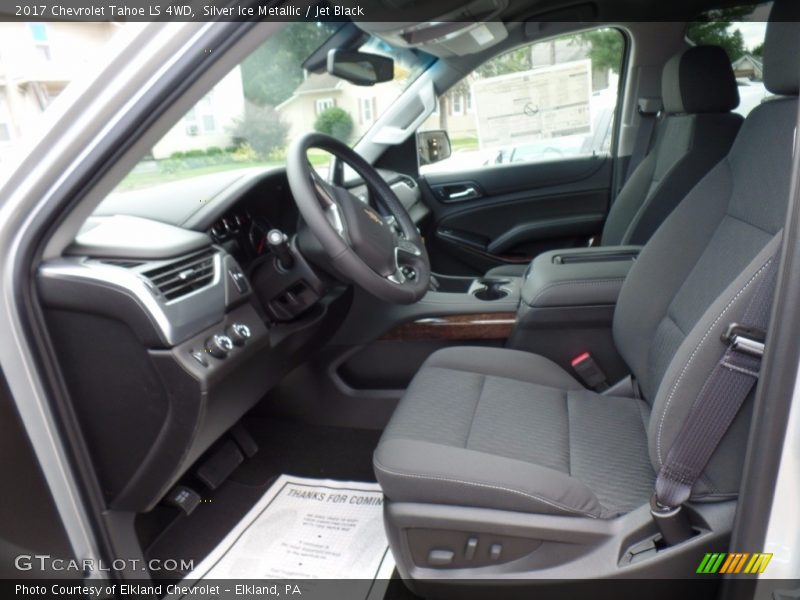 Silver Ice Metallic / Jet Black 2017 Chevrolet Tahoe LS 4WD