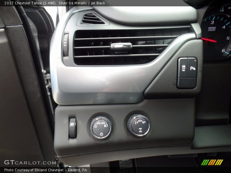 Silver Ice Metallic / Jet Black 2017 Chevrolet Tahoe LS 4WD