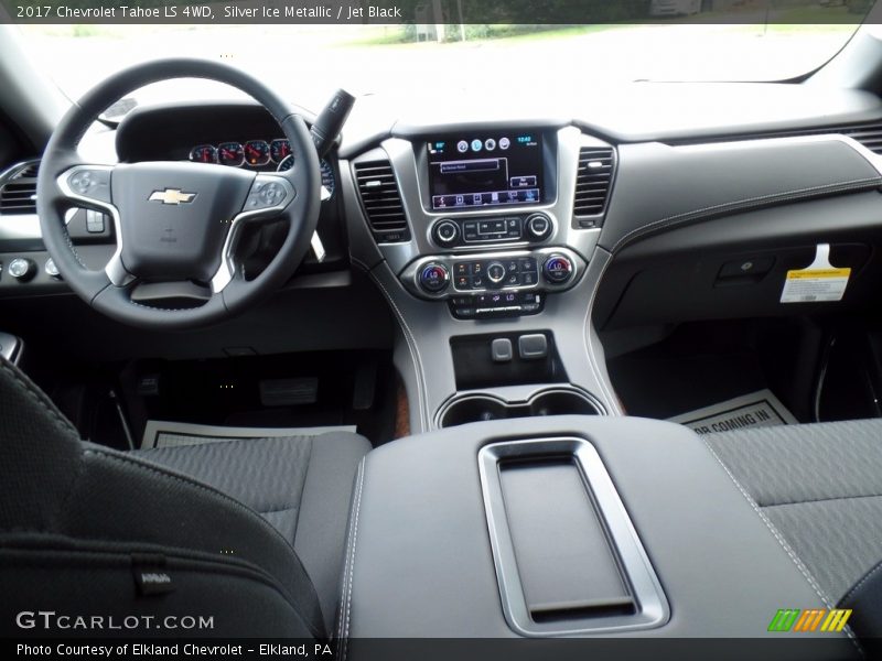 Silver Ice Metallic / Jet Black 2017 Chevrolet Tahoe LS 4WD