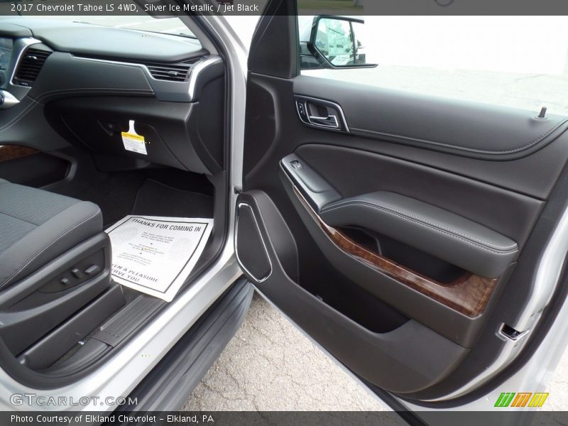 Silver Ice Metallic / Jet Black 2017 Chevrolet Tahoe LS 4WD