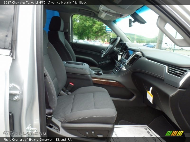 Silver Ice Metallic / Jet Black 2017 Chevrolet Tahoe LS 4WD