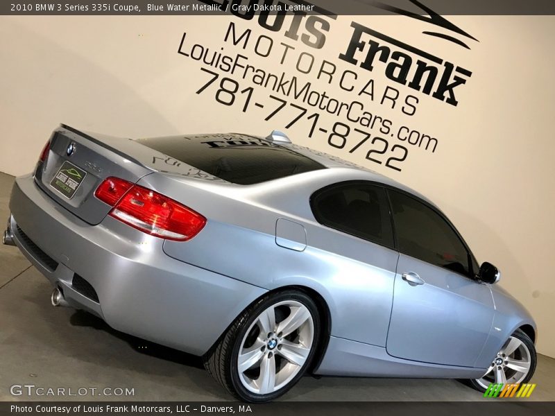 Blue Water Metallic / Gray Dakota Leather 2010 BMW 3 Series 335i Coupe
