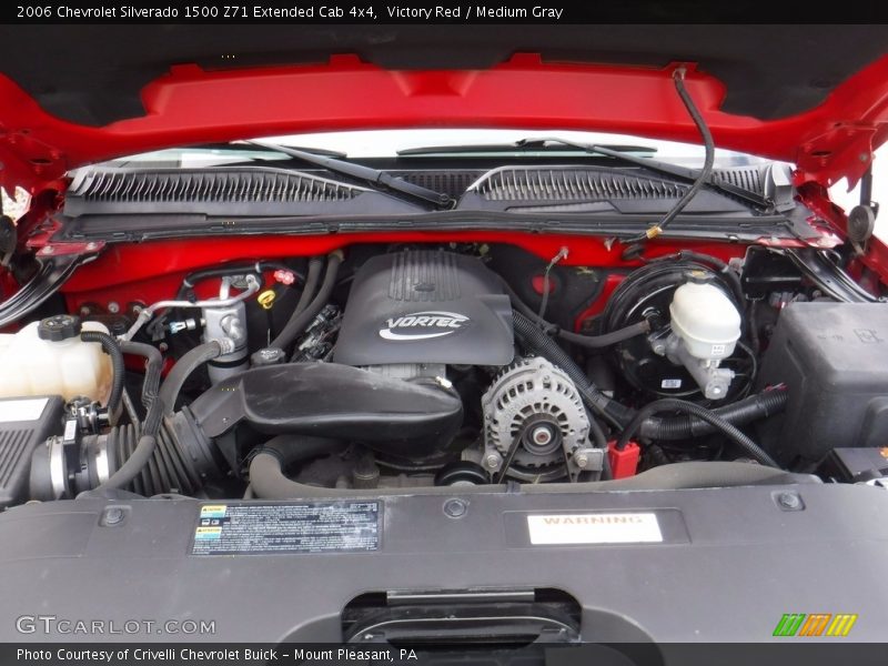 Victory Red / Medium Gray 2006 Chevrolet Silverado 1500 Z71 Extended Cab 4x4