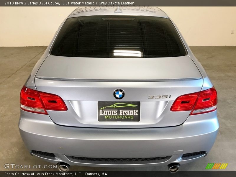 Blue Water Metallic / Gray Dakota Leather 2010 BMW 3 Series 335i Coupe
