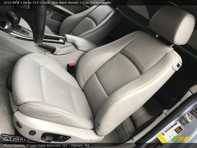 Blue Water Metallic / Gray Dakota Leather 2010 BMW 3 Series 335i Coupe