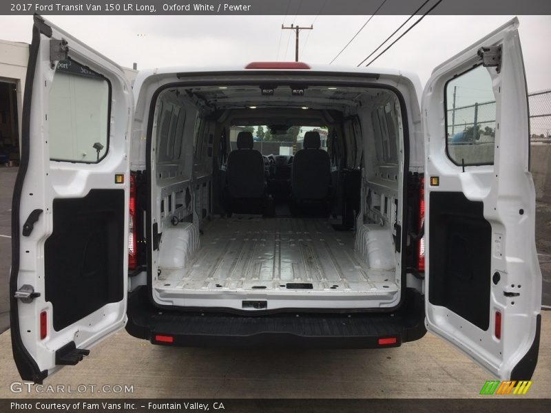 Oxford White / Pewter 2017 Ford Transit Van 150 LR Long