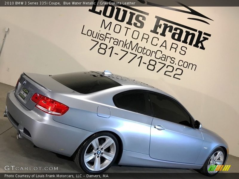 Blue Water Metallic / Gray Dakota Leather 2010 BMW 3 Series 335i Coupe