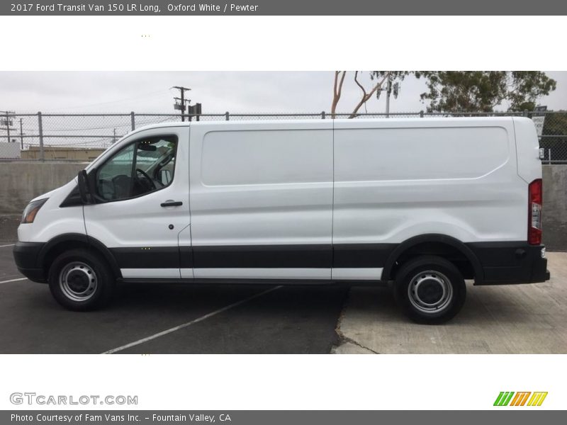 Oxford White / Pewter 2017 Ford Transit Van 150 LR Long