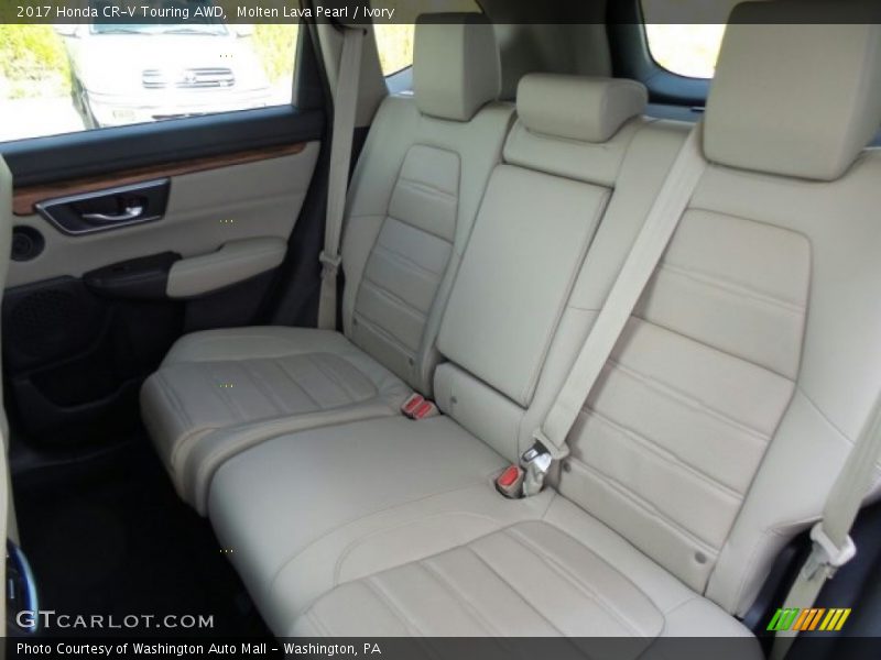 Molten Lava Pearl / Ivory 2017 Honda CR-V Touring AWD