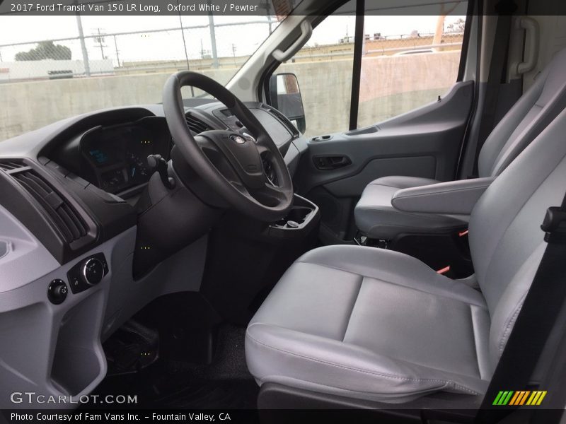 Oxford White / Pewter 2017 Ford Transit Van 150 LR Long