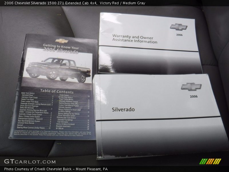 Victory Red / Medium Gray 2006 Chevrolet Silverado 1500 Z71 Extended Cab 4x4