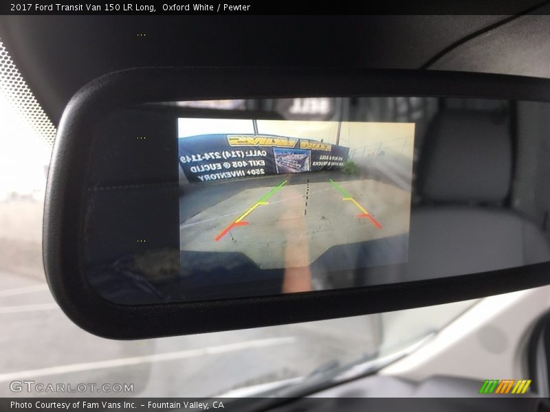 Oxford White / Pewter 2017 Ford Transit Van 150 LR Long