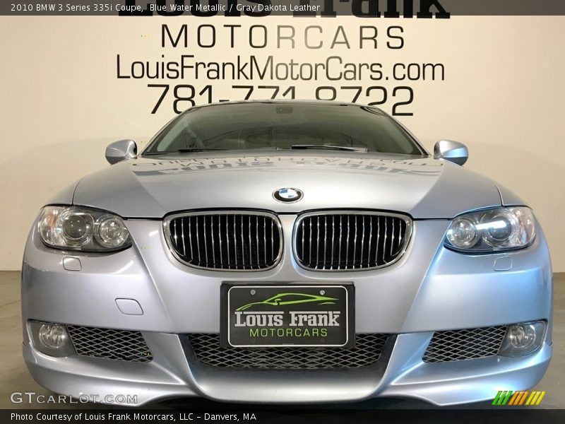 Blue Water Metallic / Gray Dakota Leather 2010 BMW 3 Series 335i Coupe