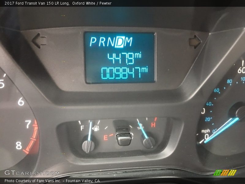 Oxford White / Pewter 2017 Ford Transit Van 150 LR Long