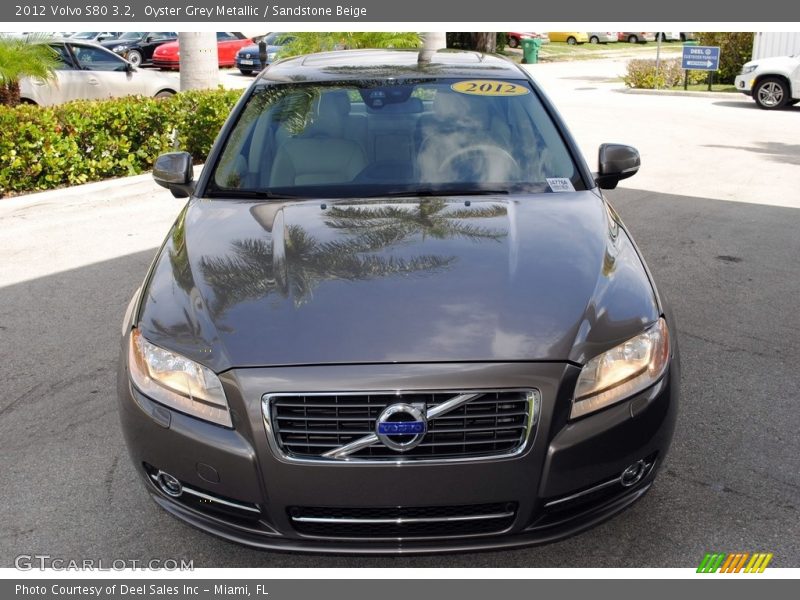 Oyster Grey Metallic / Sandstone Beige 2012 Volvo S80 3.2