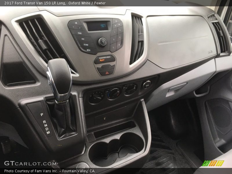 Oxford White / Pewter 2017 Ford Transit Van 150 LR Long