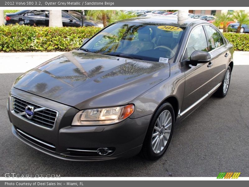 Oyster Grey Metallic / Sandstone Beige 2012 Volvo S80 3.2