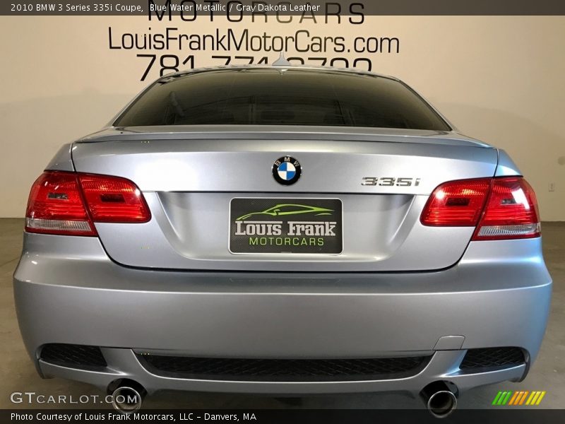 Blue Water Metallic / Gray Dakota Leather 2010 BMW 3 Series 335i Coupe