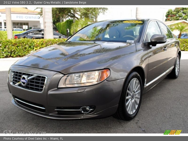 Oyster Grey Metallic / Sandstone Beige 2012 Volvo S80 3.2