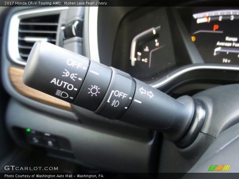 Molten Lava Pearl / Ivory 2017 Honda CR-V Touring AWD