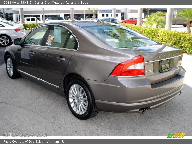 Oyster Grey Metallic / Sandstone Beige 2012 Volvo S80 3.2