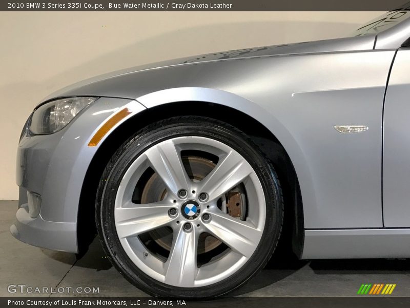 Blue Water Metallic / Gray Dakota Leather 2010 BMW 3 Series 335i Coupe