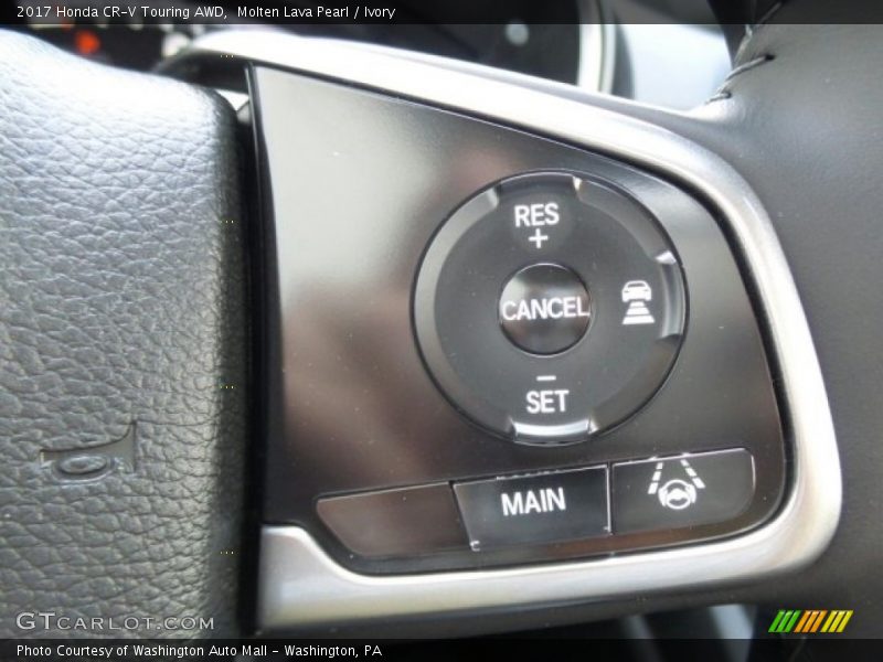 Molten Lava Pearl / Ivory 2017 Honda CR-V Touring AWD