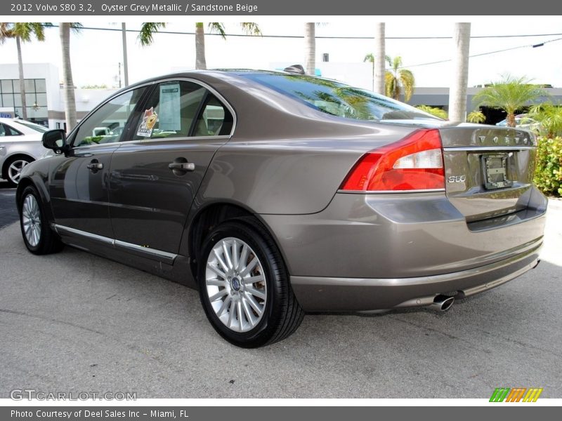 Oyster Grey Metallic / Sandstone Beige 2012 Volvo S80 3.2