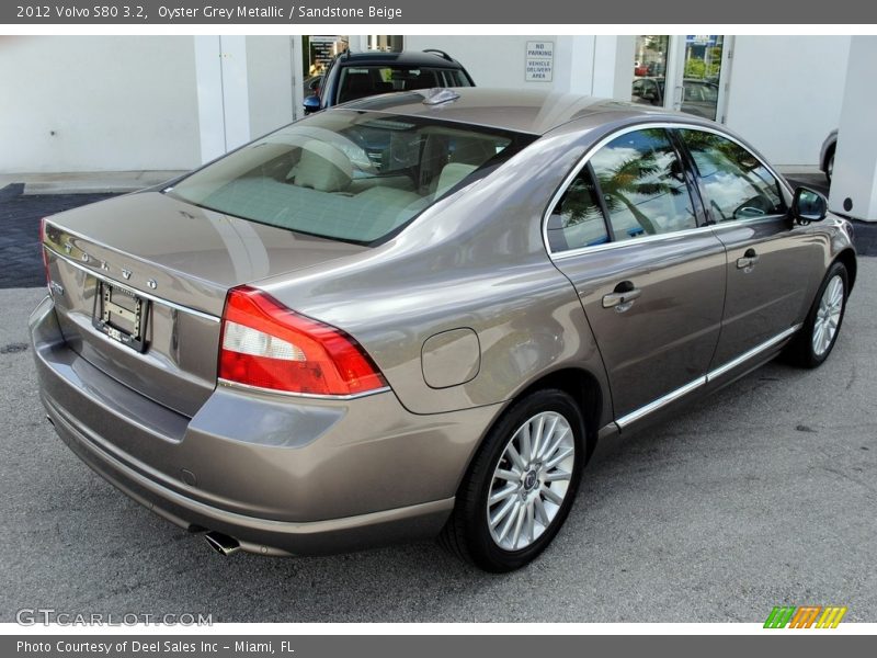 Oyster Grey Metallic / Sandstone Beige 2012 Volvo S80 3.2