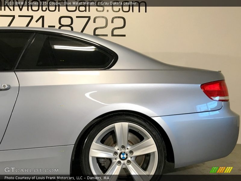 Blue Water Metallic / Gray Dakota Leather 2010 BMW 3 Series 335i Coupe