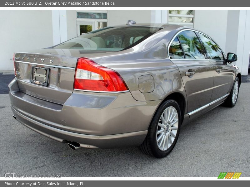 Oyster Grey Metallic / Sandstone Beige 2012 Volvo S80 3.2