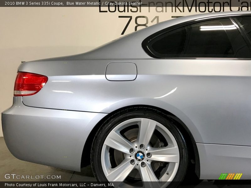 Blue Water Metallic / Gray Dakota Leather 2010 BMW 3 Series 335i Coupe