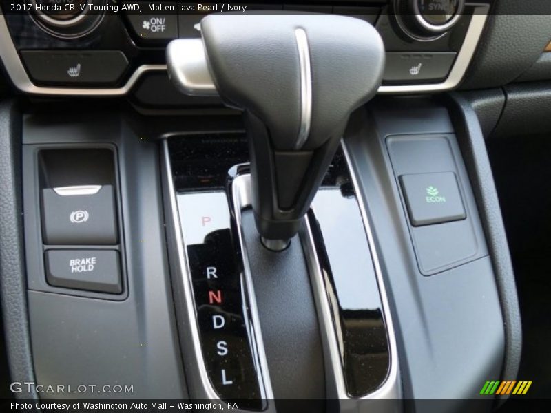 Molten Lava Pearl / Ivory 2017 Honda CR-V Touring AWD
