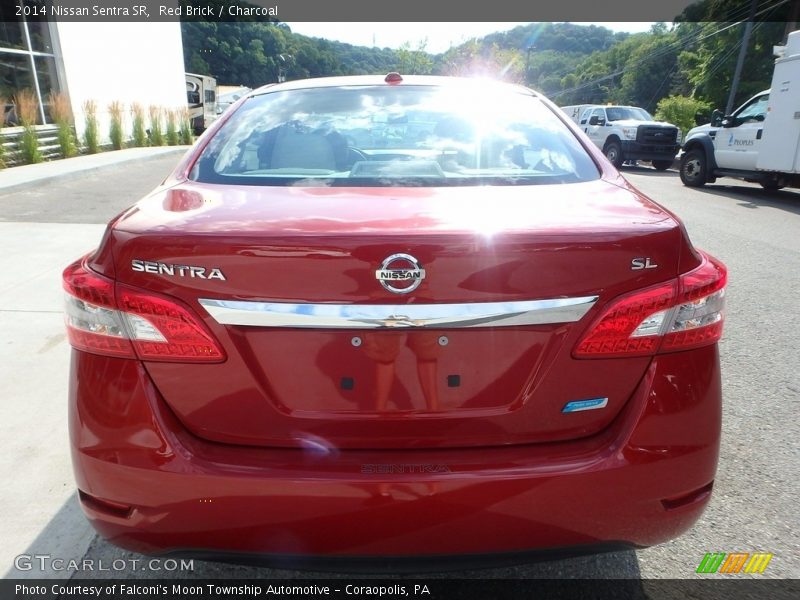 Red Brick / Charcoal 2014 Nissan Sentra SR