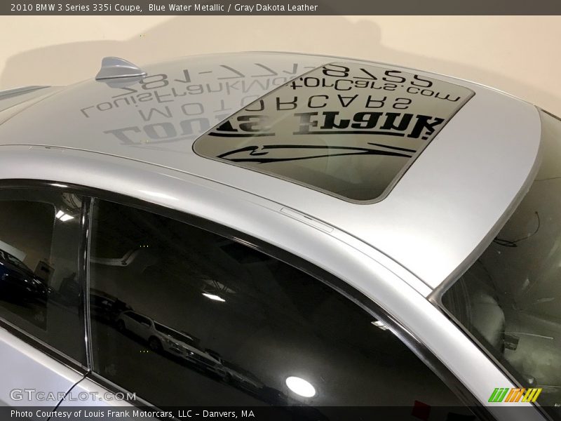 Blue Water Metallic / Gray Dakota Leather 2010 BMW 3 Series 335i Coupe
