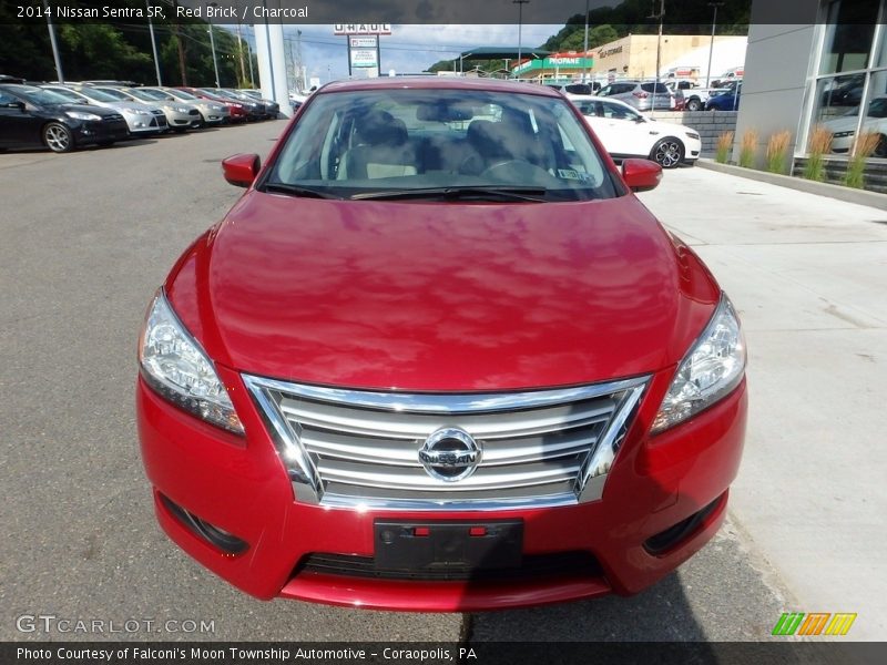 Red Brick / Charcoal 2014 Nissan Sentra SR